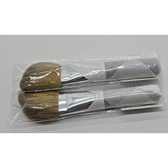 NEW ANGLED Blush Brushes 2 SET! 2 Escentuals‎ bare Minerals MakeUp 33435 - Picture 4 of 5